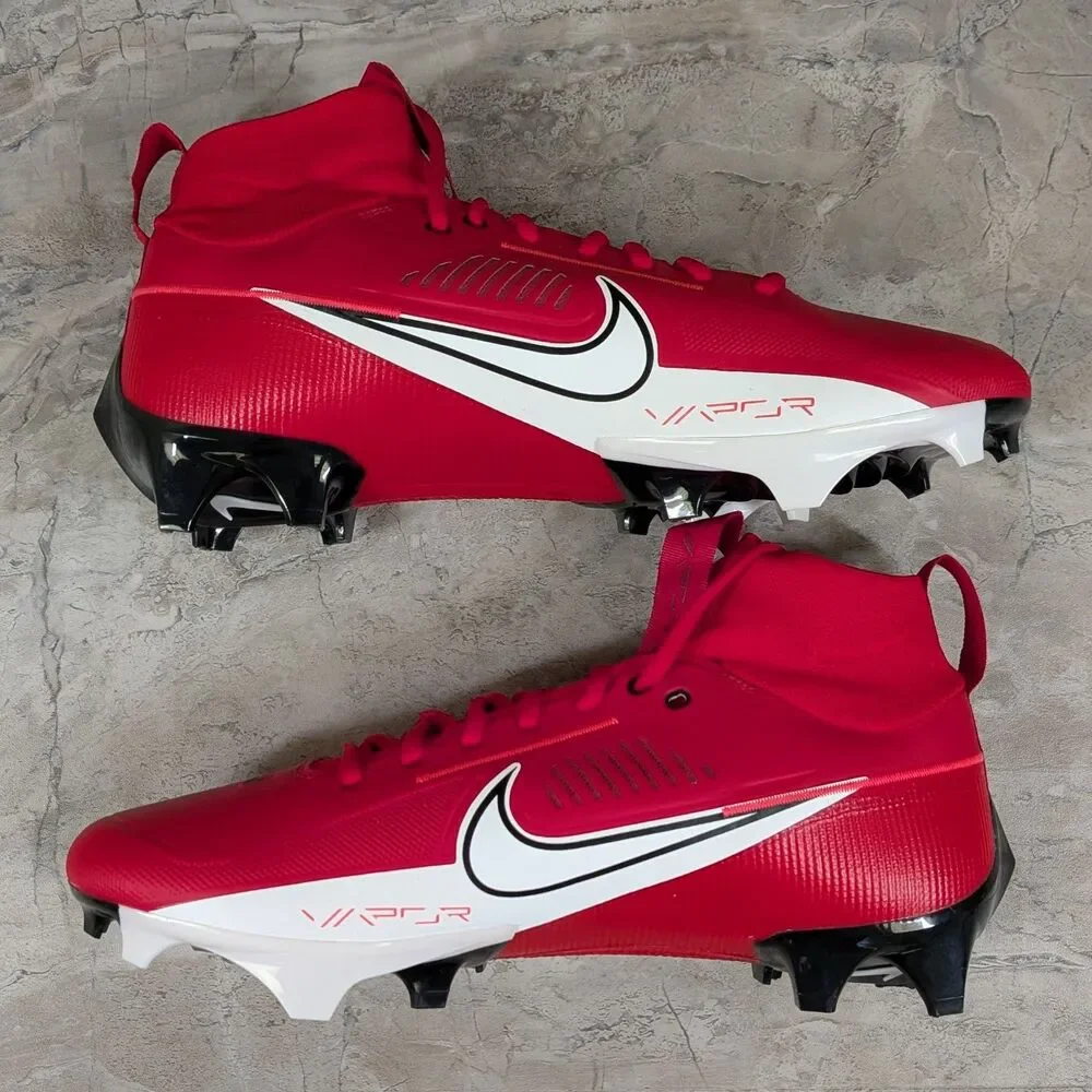 Nike Vapor Edge Pro 360 2 Men's 12 Univ. Red White Football Cleats DA5456-616